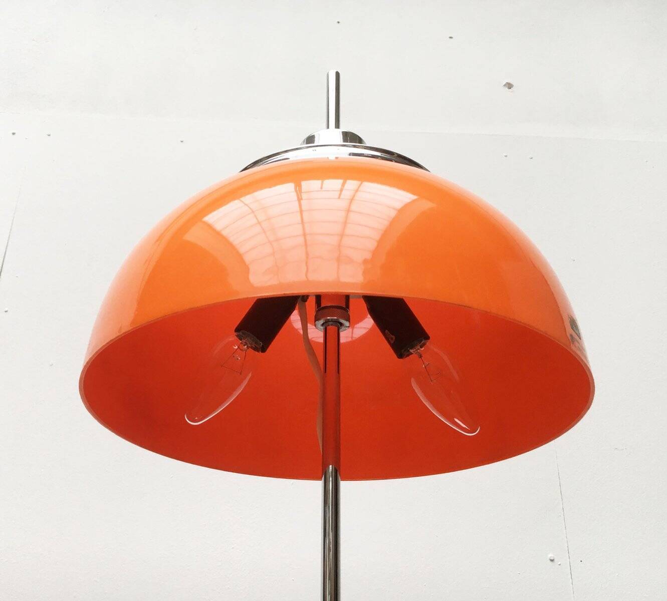 Vintage Space Age table lamp Italian Faro by Guzzini, 1970s