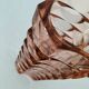 Vintage pink pressed glass vase – Windsor Rosaline model by Luminarc