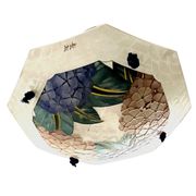 Art déco, suspension verre émaillé signée Loÿs Lucha vers 1930