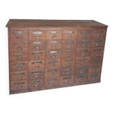 Wooden trade furniture with 36 drawers