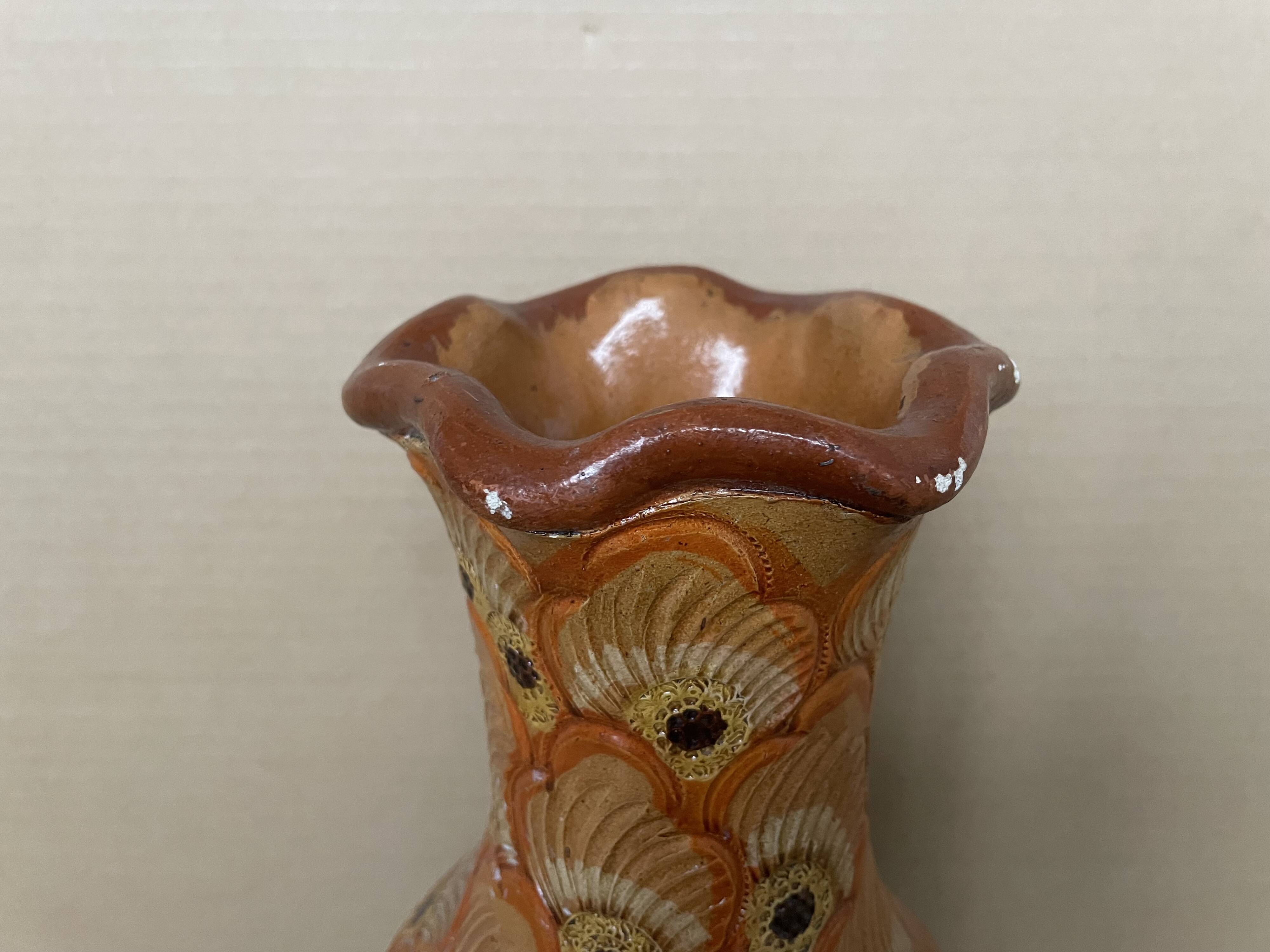 Old terracotta vase