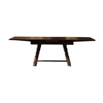 Oak table with extensions