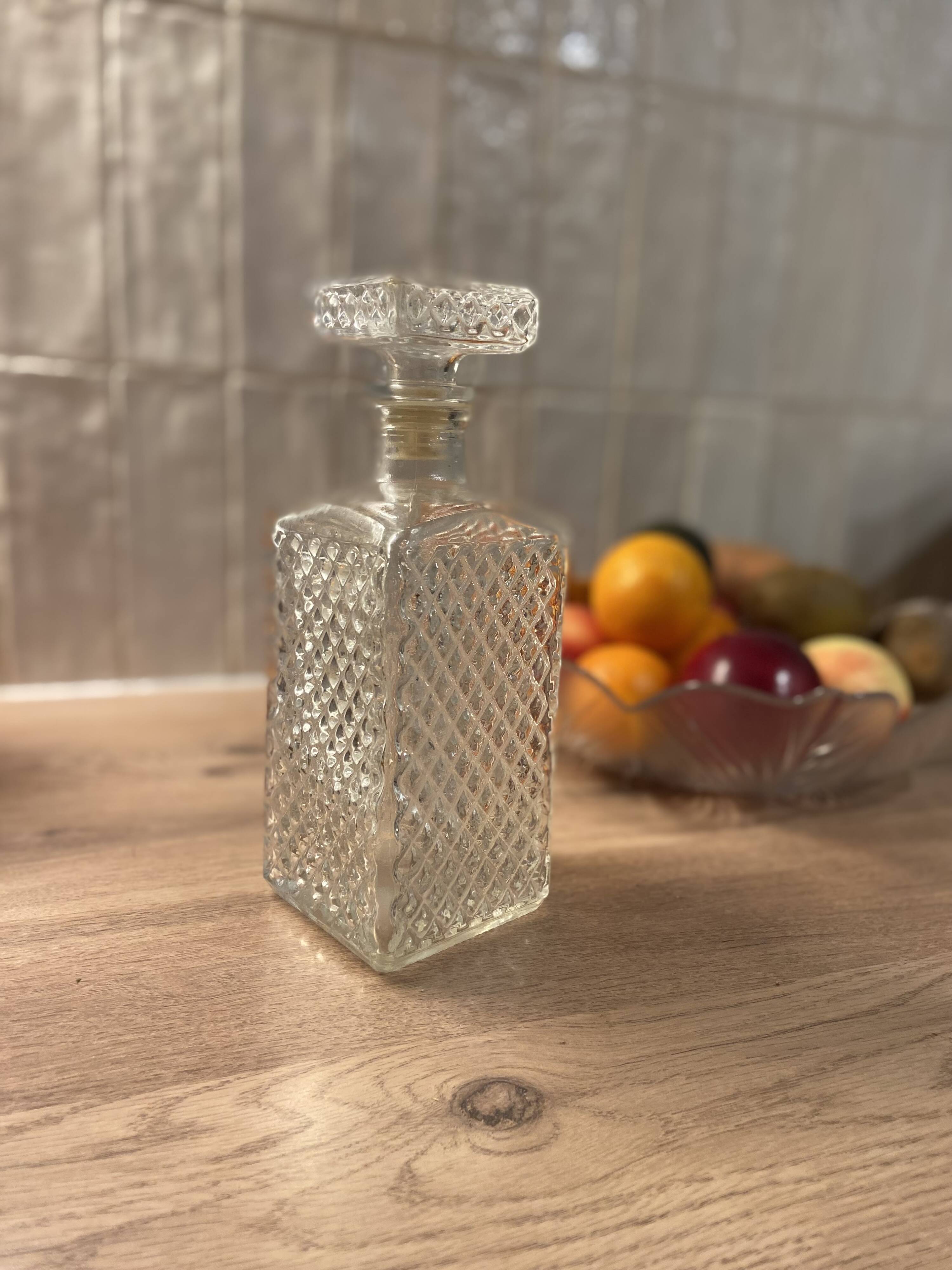 Vintage glass carafe – Made in Italy