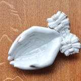 Empty hand pocket in white porcelain, 70s