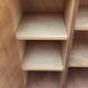 Two-door modernist shelf cabinet, art deco