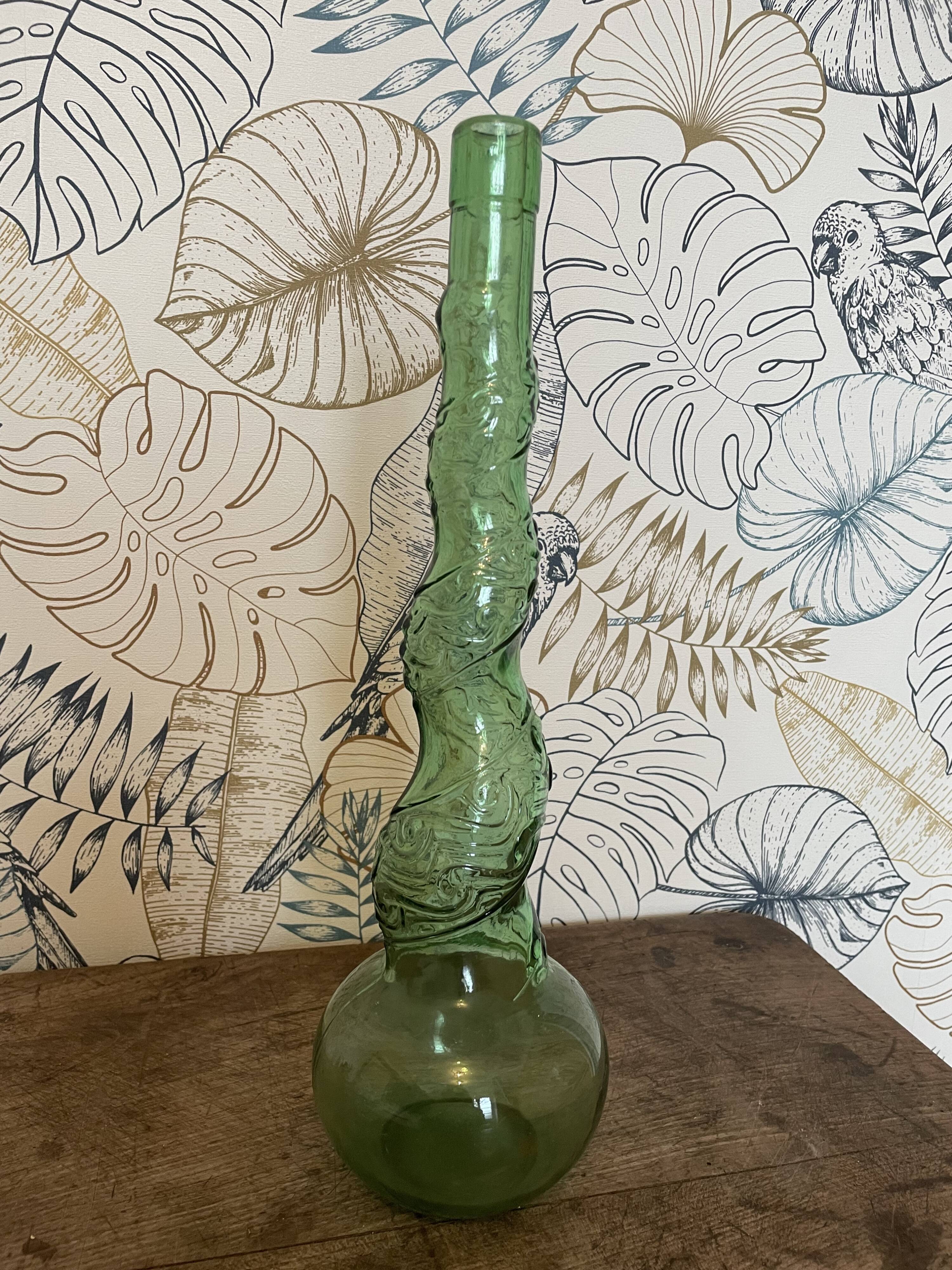 Green vase