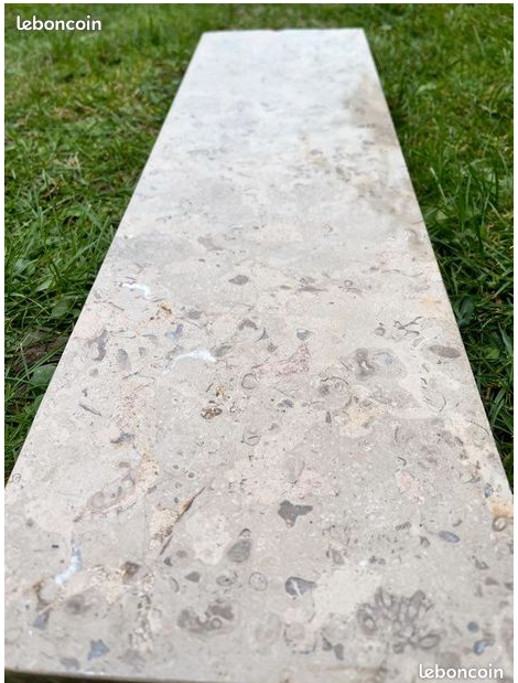 Marble radiator shelf