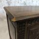 Carved solid wood chest.