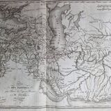 Map of the Parthian Empire from the Atlas of the History of the Emperors of 1819, 48 x 34 cm