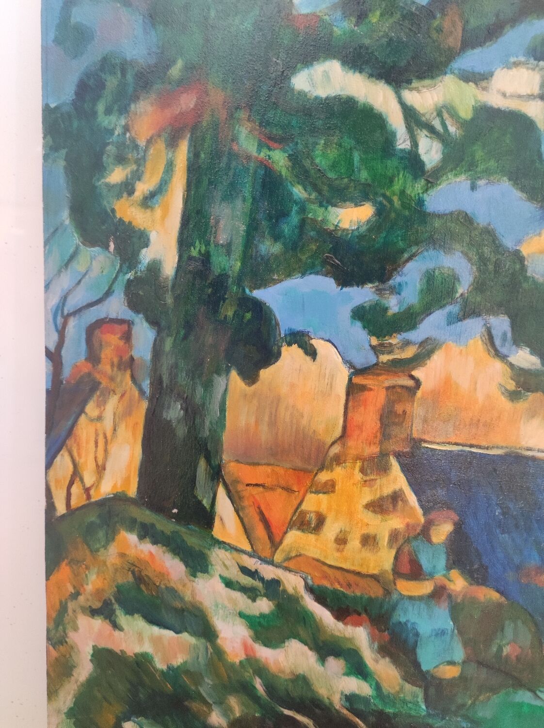 Peinture paysage moderne fauvisme