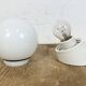 Vintage White Porcelain Wall Light, 1970s