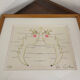 Lithograph, double profiles, Jean Cocteau