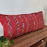 Large Moroccan Red Kilim Cushion
