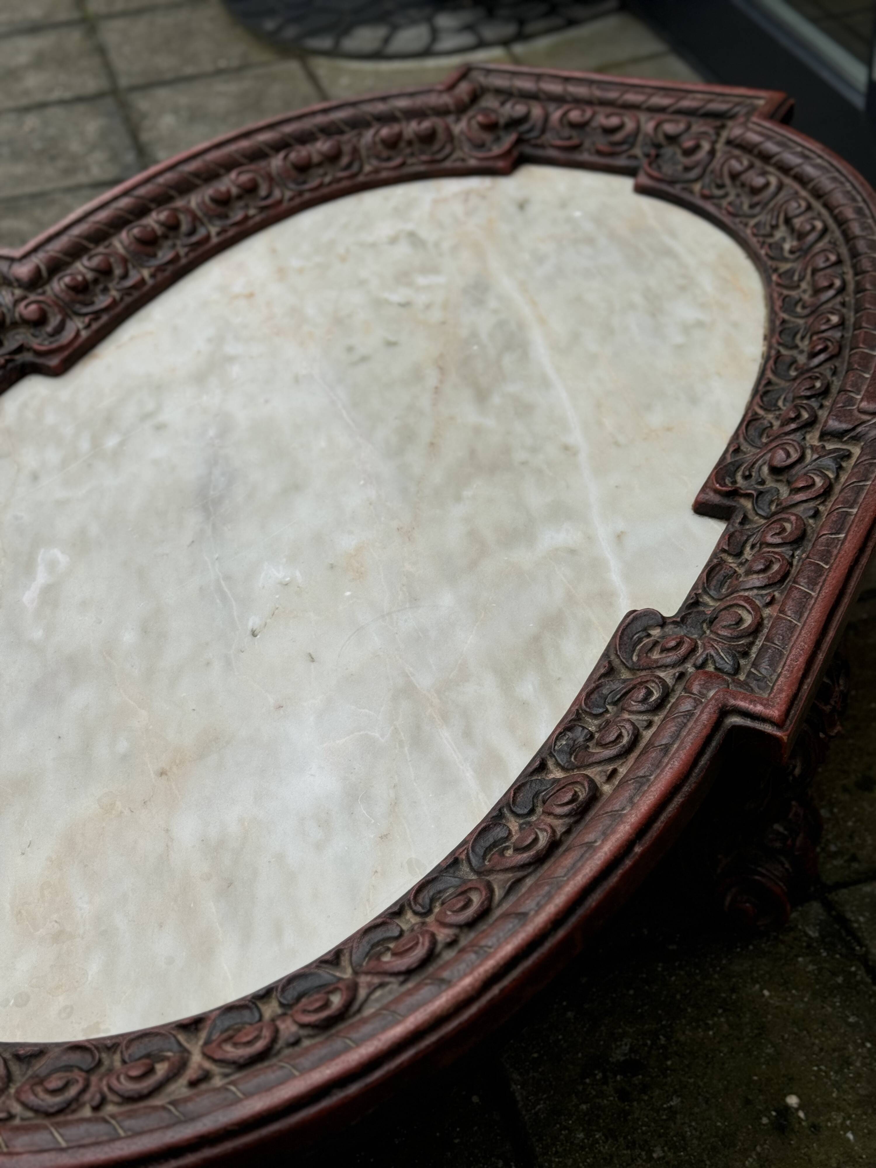 Antique Balinese Style Salon Table