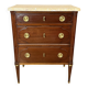 Louis XVI commode in mahogany stamped Mailfert