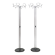 Minimalist Plated Metal Coat Rack by Valenti, Italy
