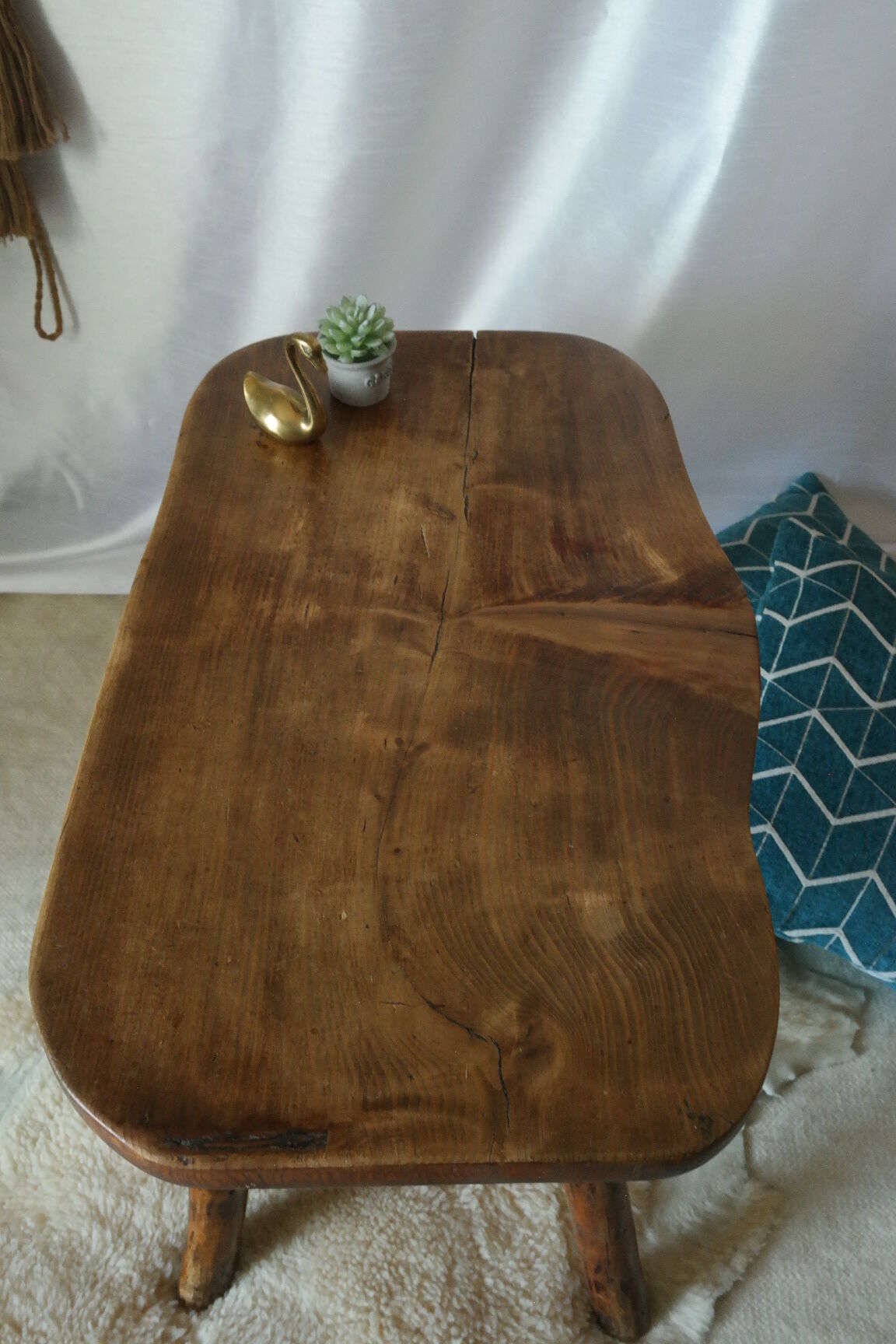 Vintage brutalist coffee table