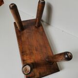 Vintage rustic wooden stool