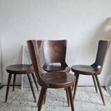 Set of 4 Scandinavian chairs from the 1960s.