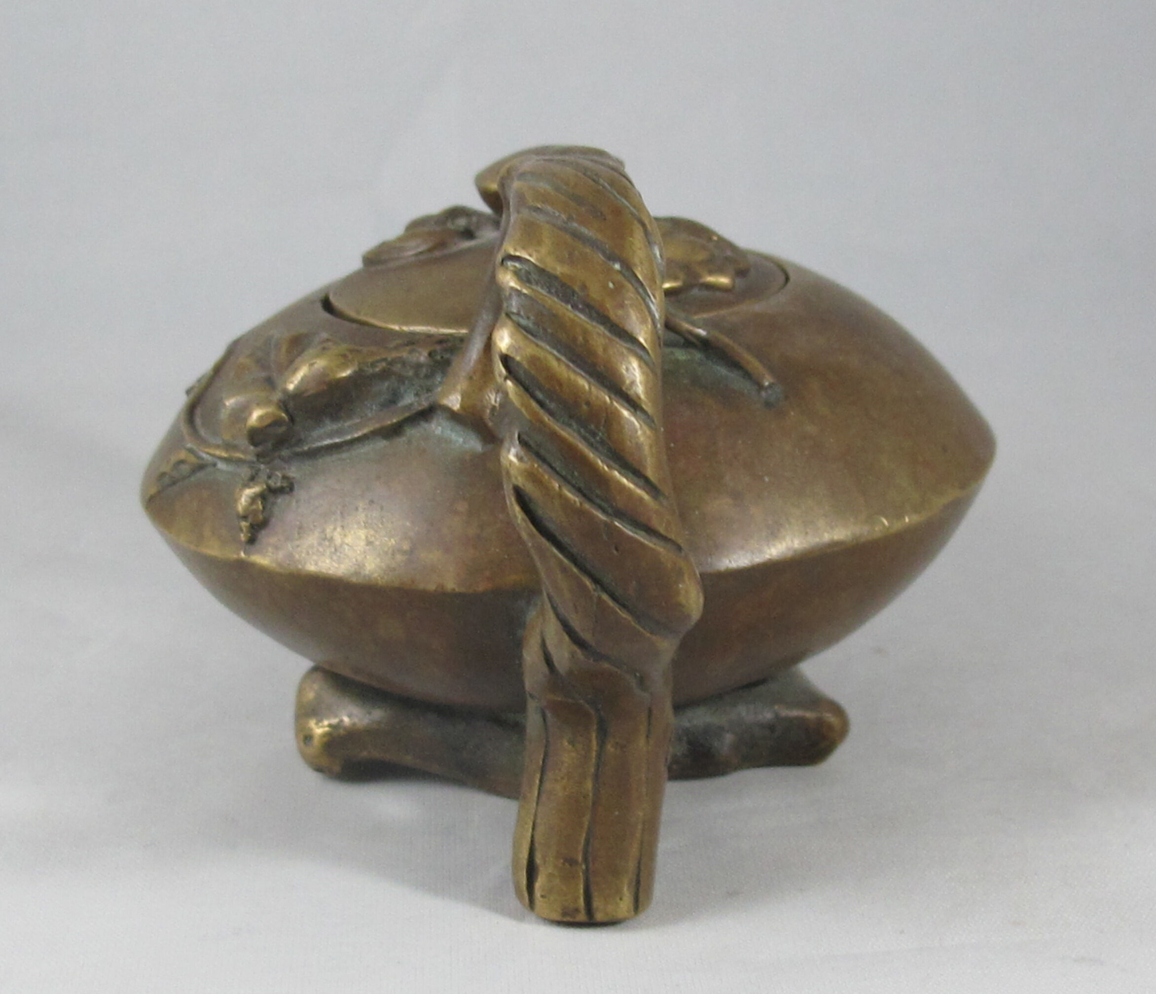 Old chinese bronze teapot