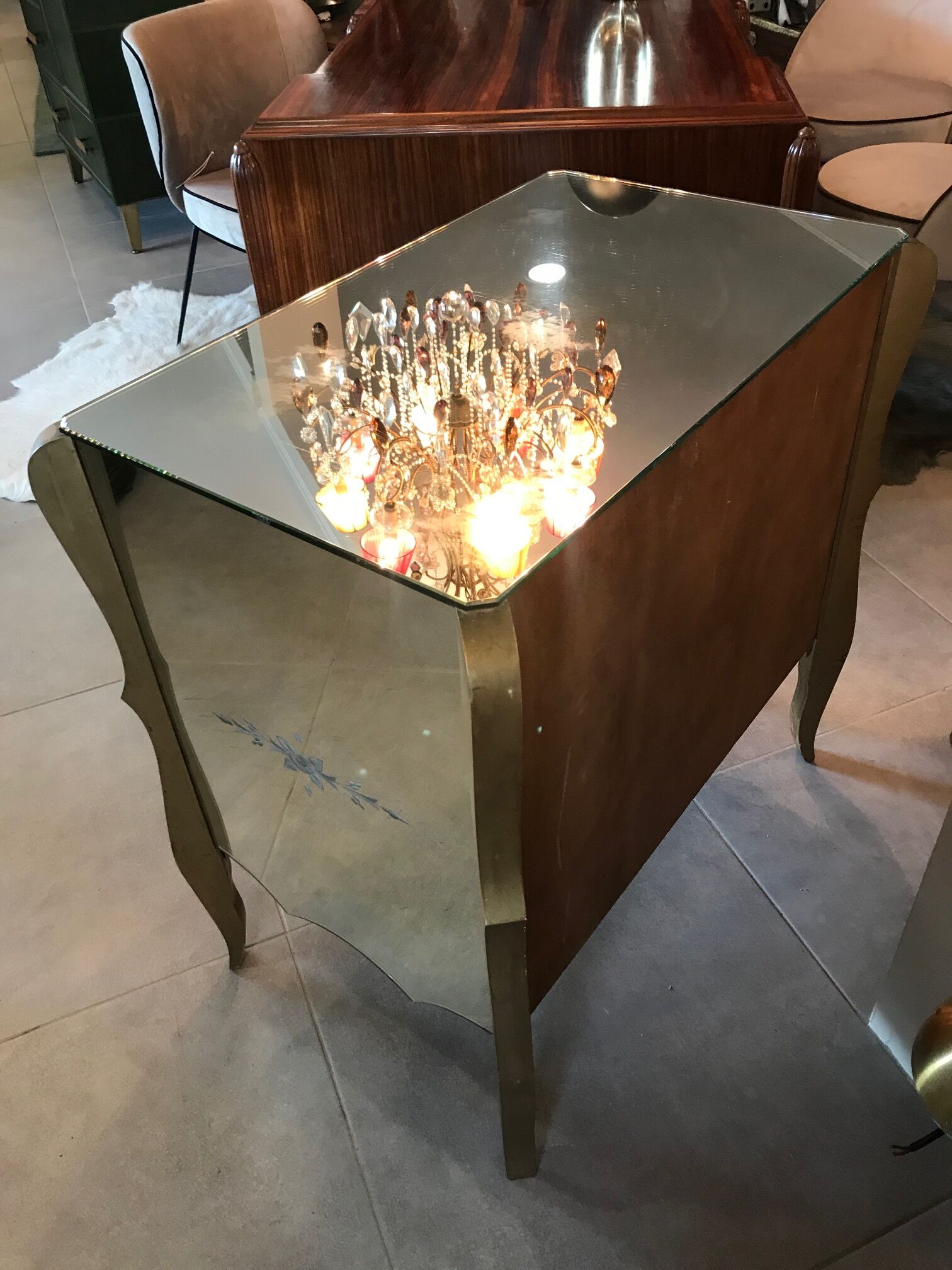 Beautiful Venetian mirror dresser