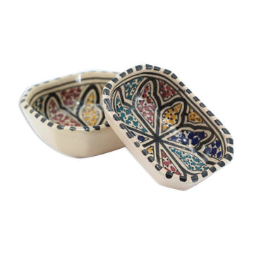 Lot de 2 ramequins en céramique marocains