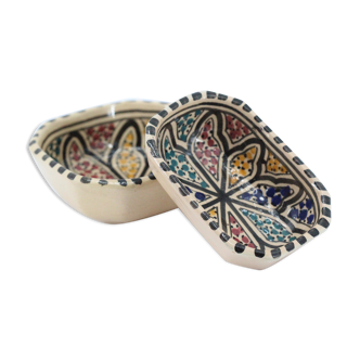 Set of 2 Moroccan ceramic ramekins