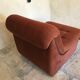 Vintage chair upholstered in corduroy