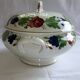 Old earthenware tureen Niderviller Moselle large format covered pot