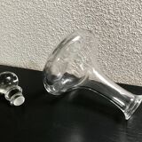 Wine carafe grape variety with cork