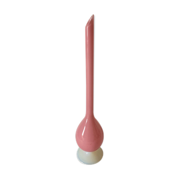 Vase opaline rose