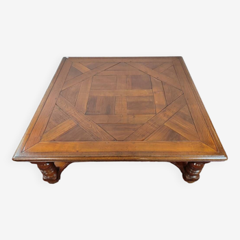 Haute Epoque style coffee table - Louis XIII