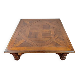 Haute Epoque style coffee table - Louis XIII