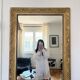 Miroir ancien doré 74cmx100cm