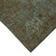 Handmade oriental decorative 1980s 243 cm x 342 cm blue wool carpet