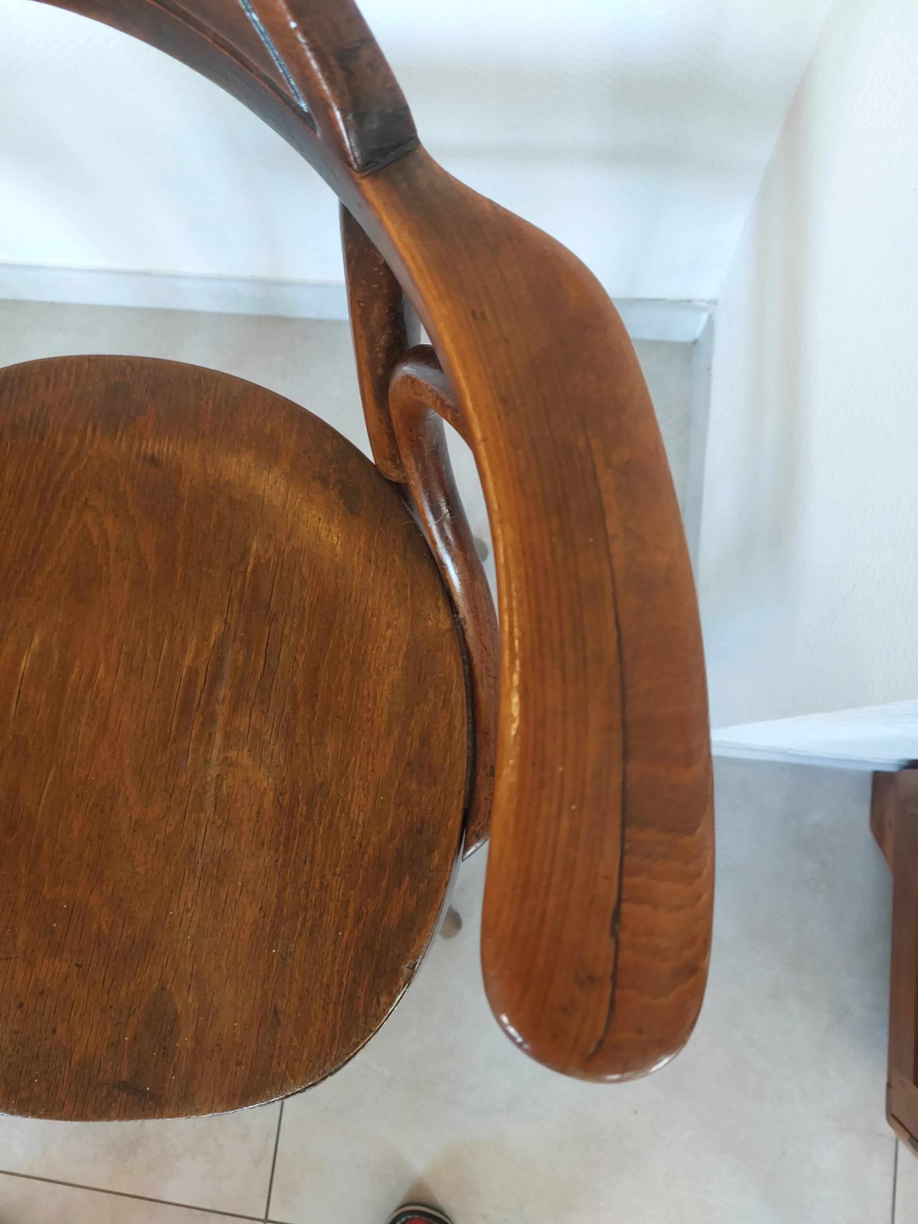 2 vintage Thonet armchairs