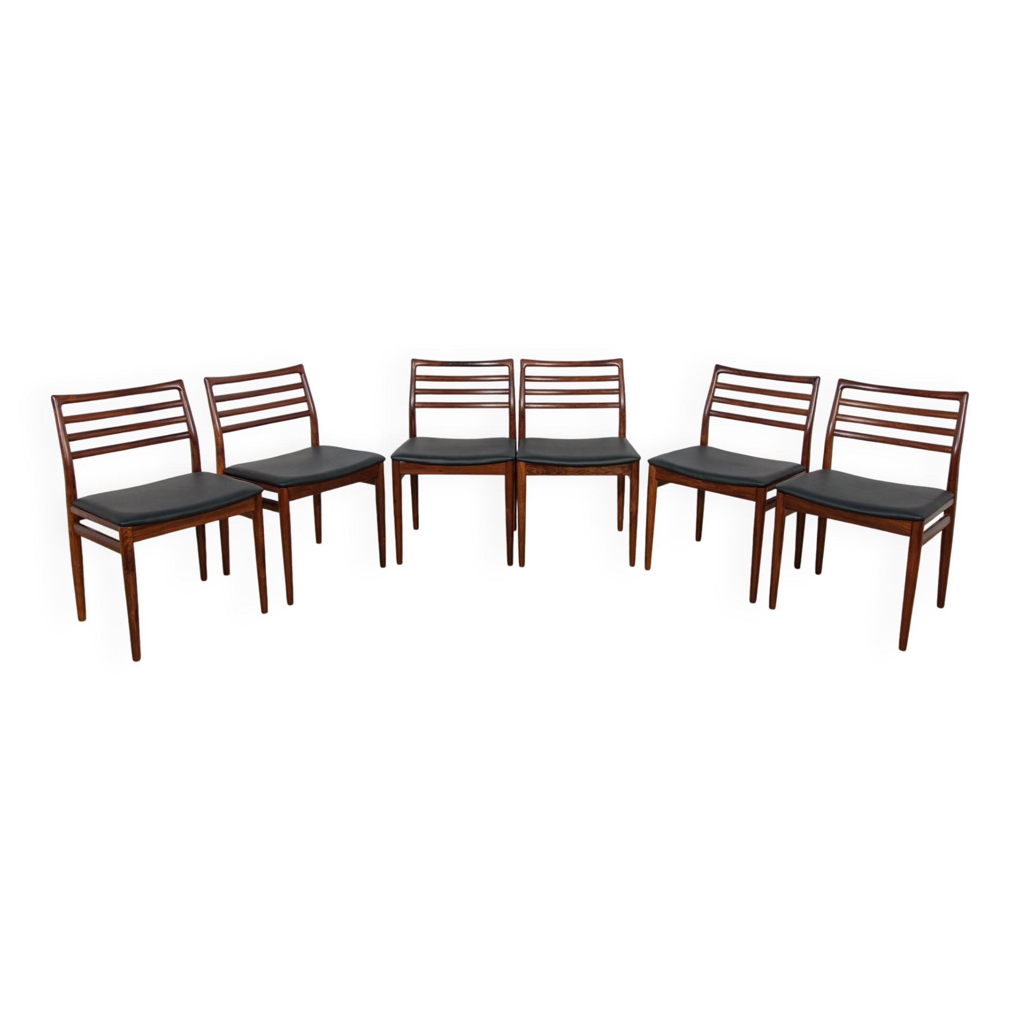 Mid Century Rosewood Dining Chairs by Erling Torvits for Sorø Stolefabrikta, Danmark,  1960s, Set of