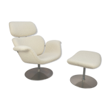 Big Tulip Chair and Ottoman by Pierre Paulin for Artifort, 1980s