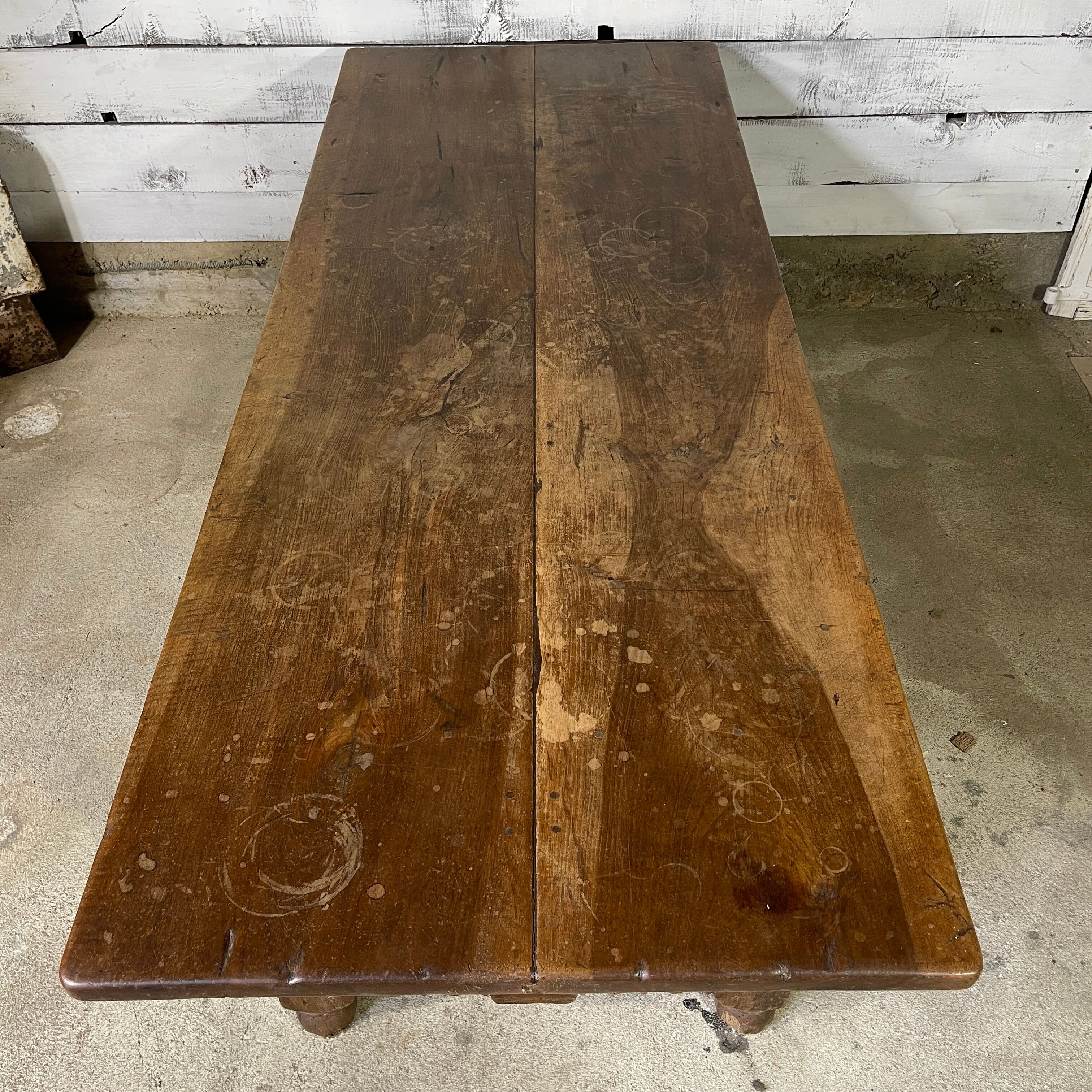 Oak farmhouse table