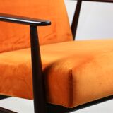 Vintage Fox orange easy chair, 1970s