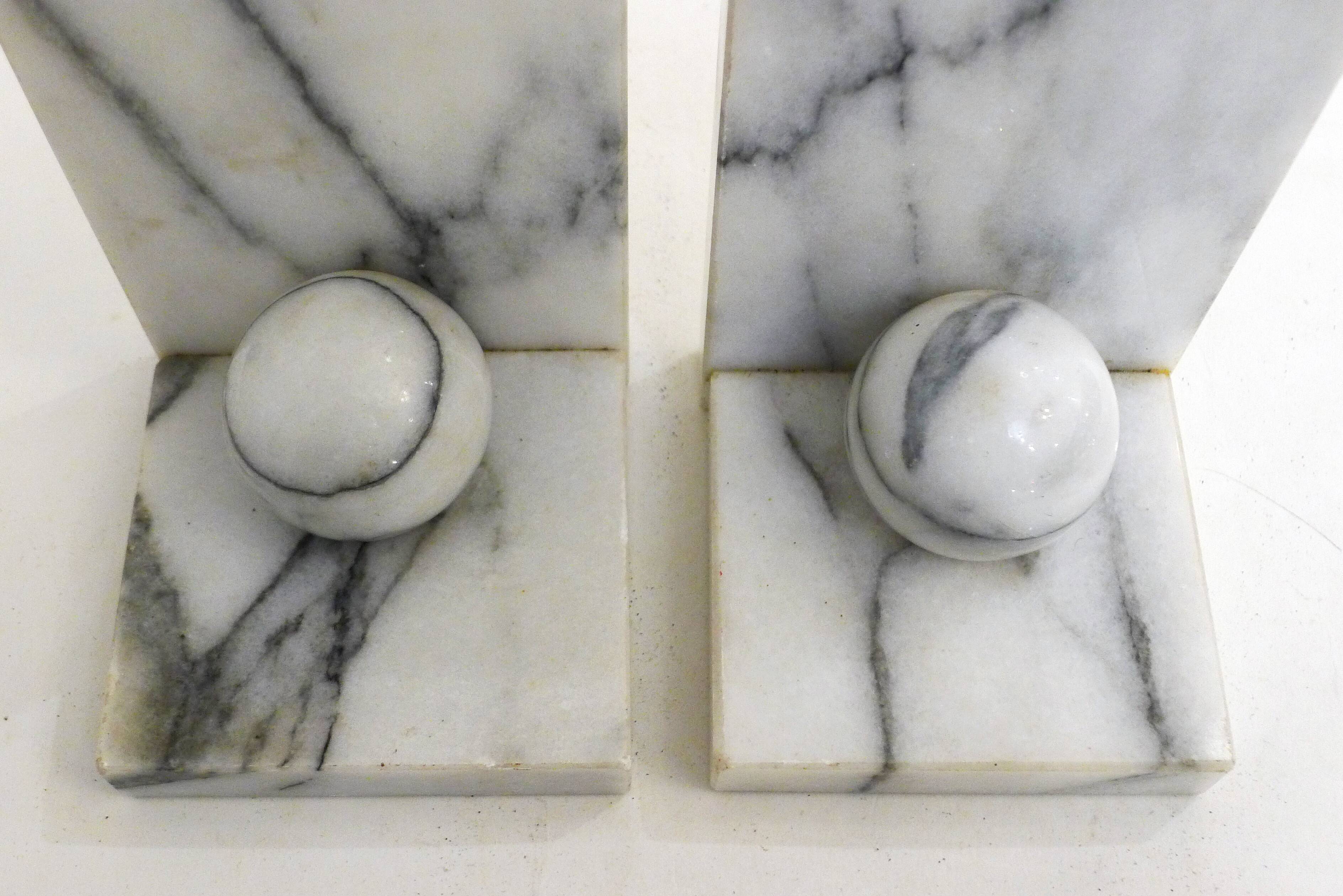 Pair of Marble Bookends