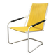 Mid-century Modern German Mauser stackable garden chairs, set of 3.