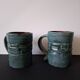 A pair of modernist mugs by L.Y Bonnet.