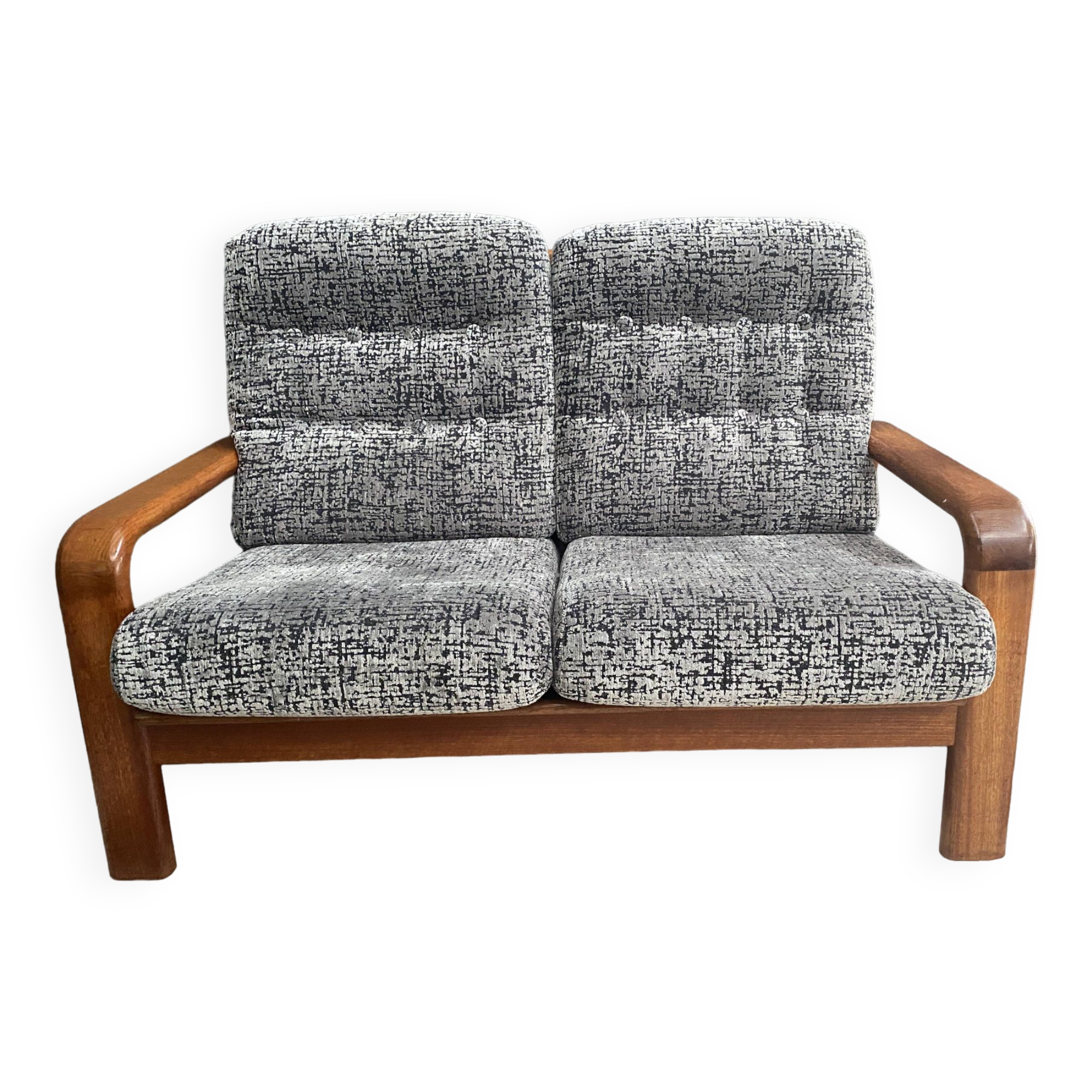 Two seat Danish Sofa by Burchardt Nielsen 1970s