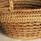 Basket two vintage soft wicker handles