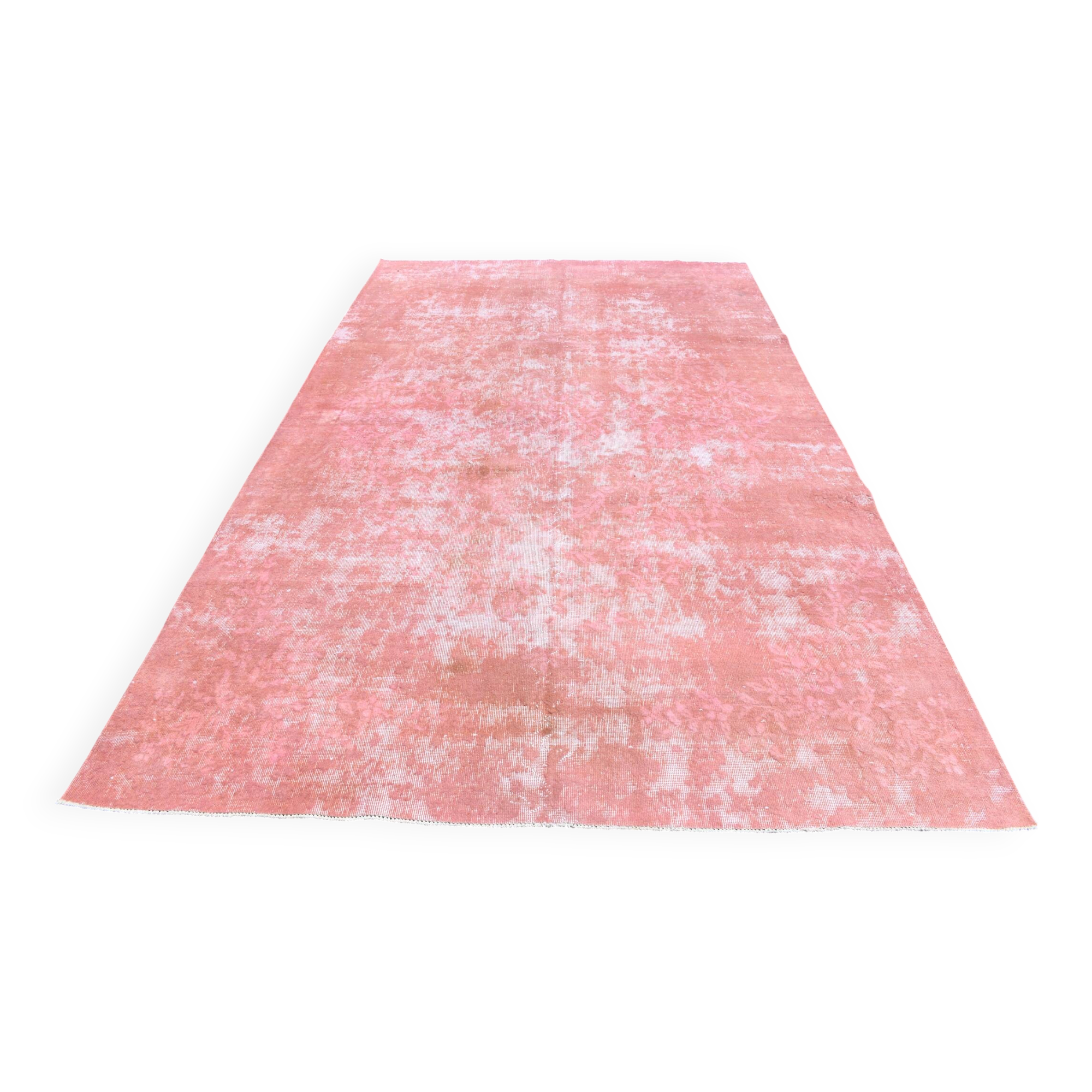 Dusty Pink Decorative Vintage Rug For Living Room, 210x325 Cm