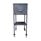Industrial storage furniture on wheels