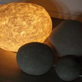 Set of 4 “Dora” model rock lamps by André Cazenave for Atelier A, 1960