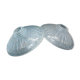 Pair of pressed glass cups