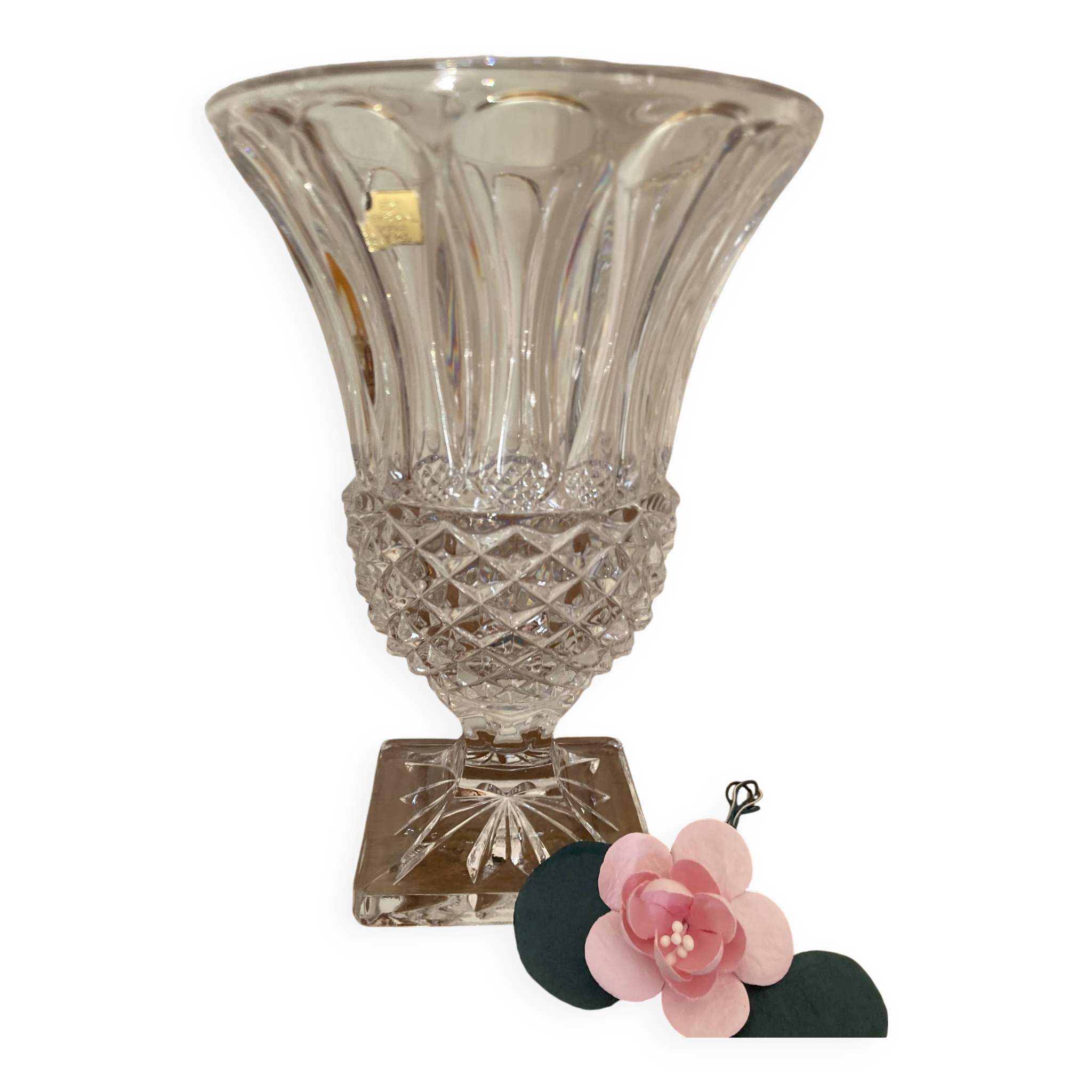 Vase Médicis en cristal H23cm
